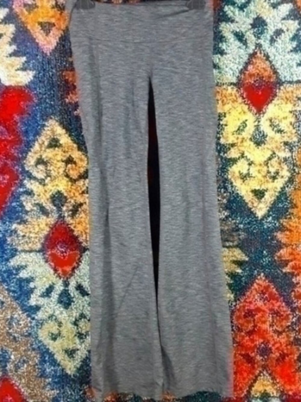 athleta womens gray Revelation yoga pants Sx32 EUC